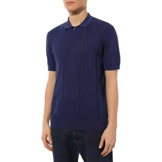 фото Хлопковое поло corneliani