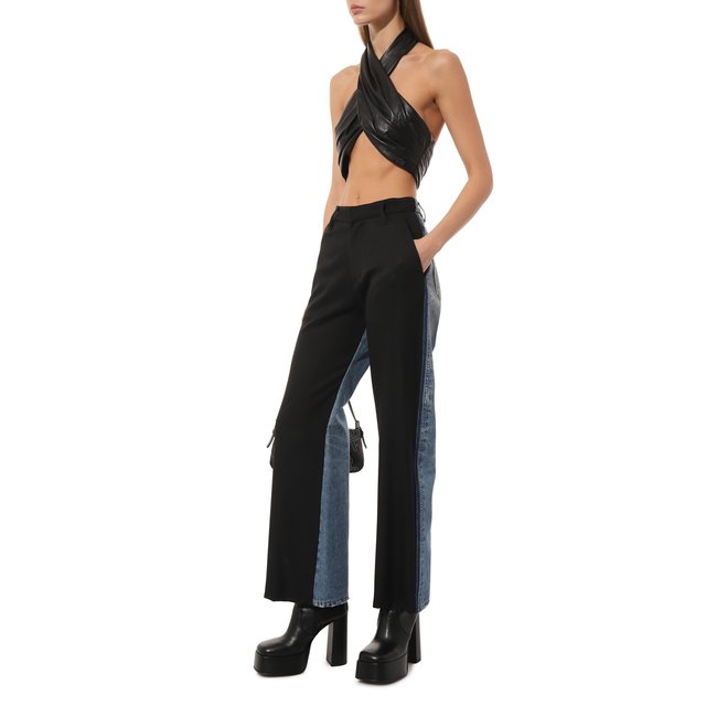 фото Комбинированные брюки diesel