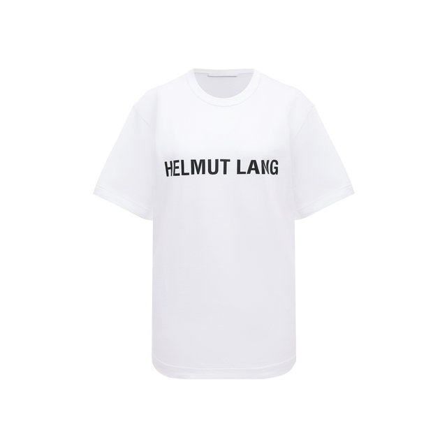 фото Хлопковая футболка helmut lang