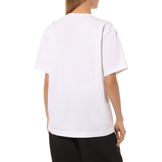 фото Хлопковая футболка helmut lang