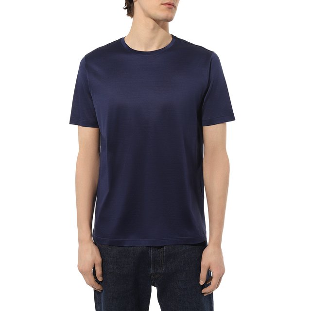 фото Хлопковая футболка corneliani