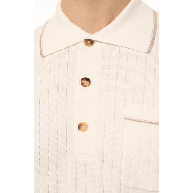 фото Хлопковое поло brunello cucinelli