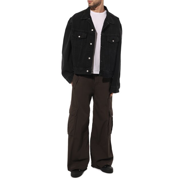 фото Хлопковые брюки-карго n21