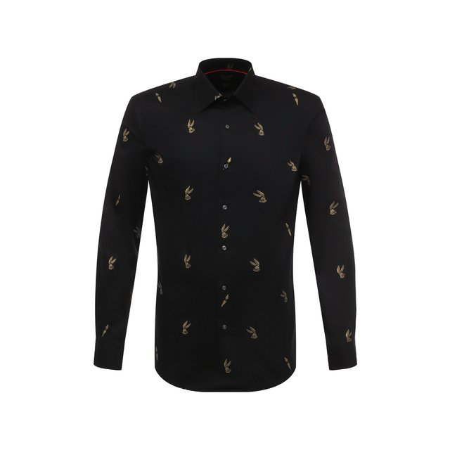 фото Хлопковая рубашка boss