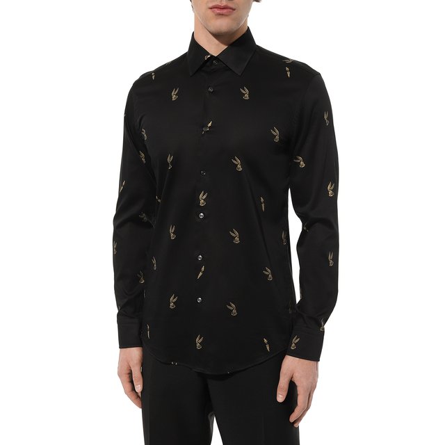 фото Хлопковая рубашка boss