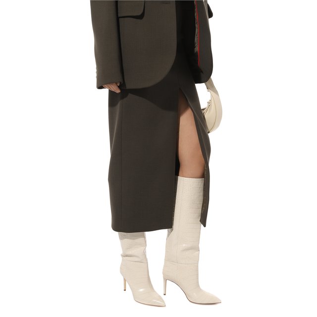 фото Кожаные сапоги stiletto paris texas