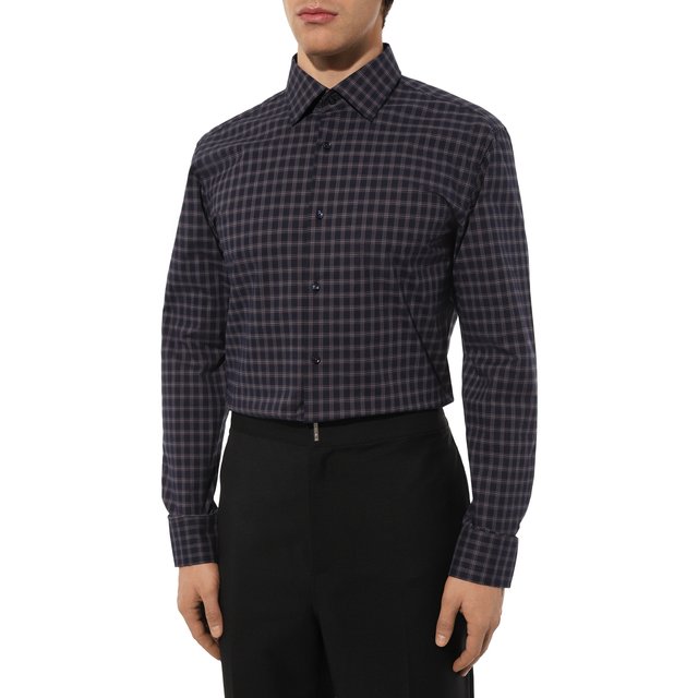 фото Хлопковая рубашка boss