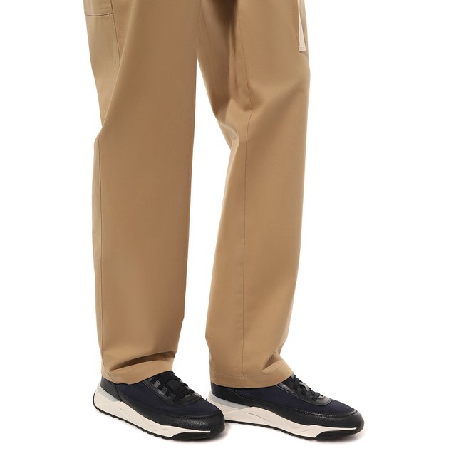 фото Кожаные кроссовки santoni