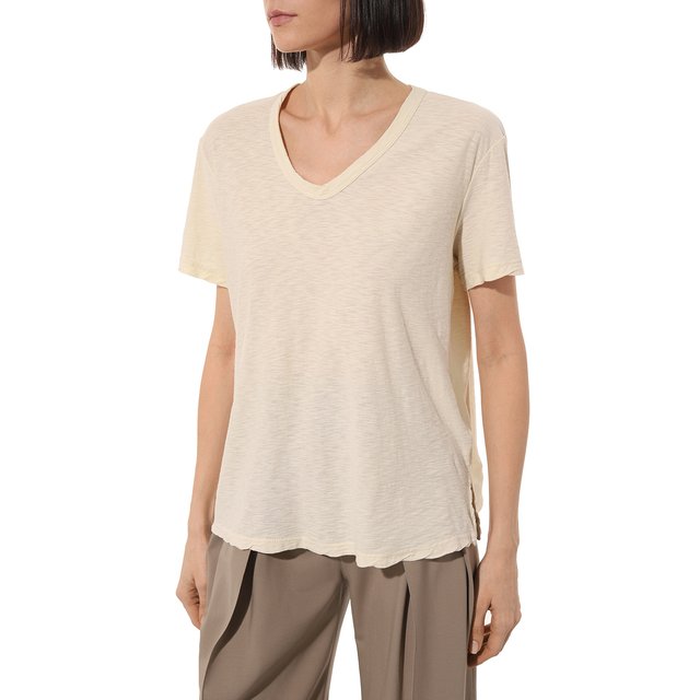 фото Хлопковая футболка james perse