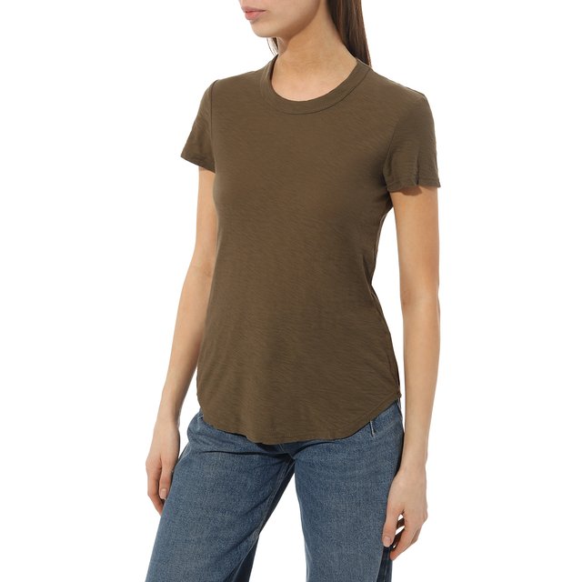 фото Хлопковая футболка james perse