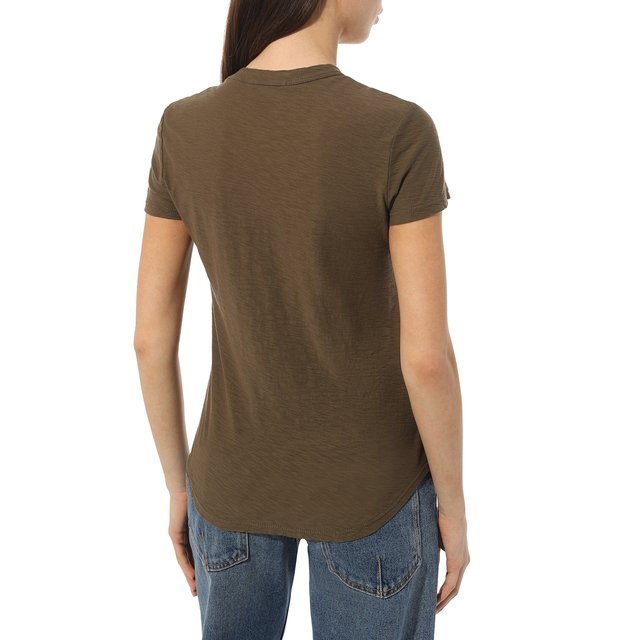 фото Хлопковая футболка james perse