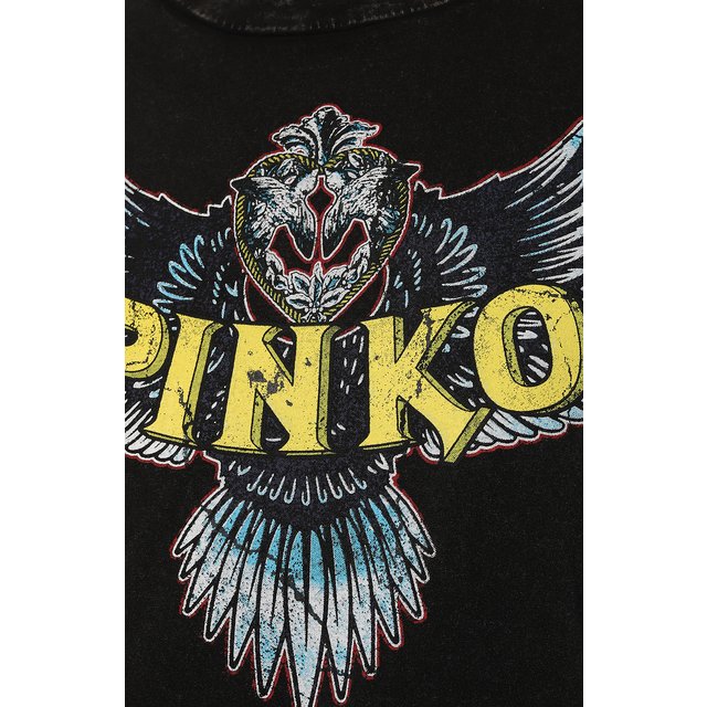 фото Хлопковая футболка pinko