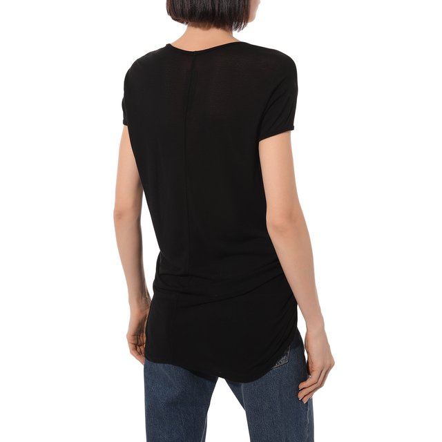 фото Футболка из вискозы и шелка rick owens