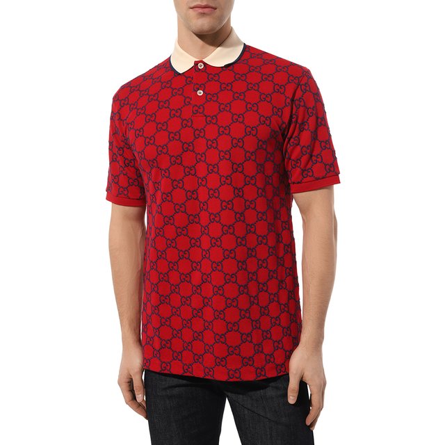 фото Хлопковое поло gucci