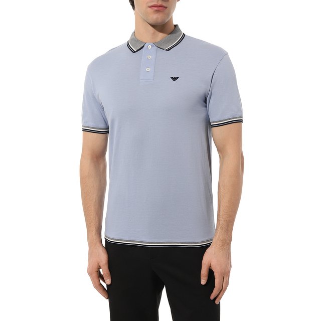 фото Хлопковое поло emporio armani