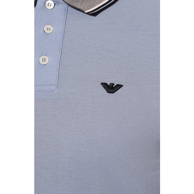 фото Хлопковое поло emporio armani