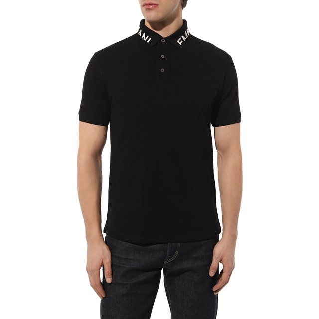 фото Хлопковое поло emporio armani