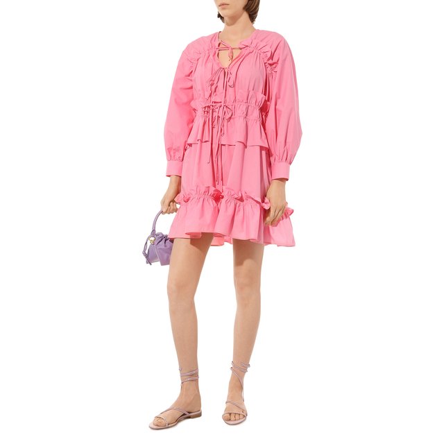 фото Хлопковое платье msgm