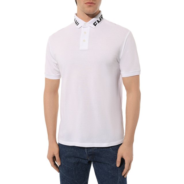 фото Хлопковое поло emporio armani