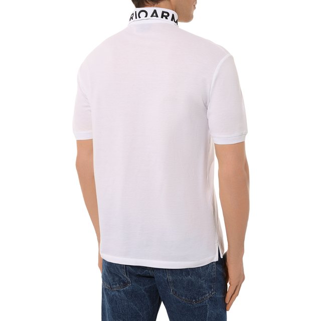 фото Хлопковое поло emporio armani