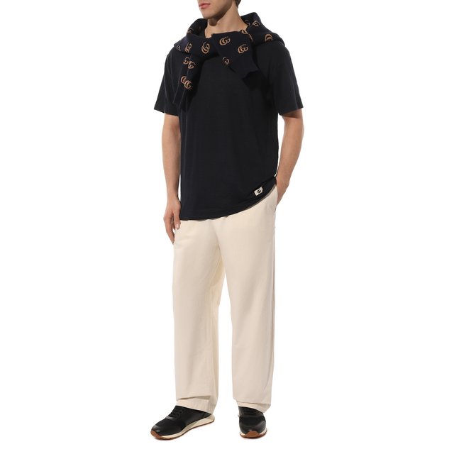 фото Льняная футболка gucci