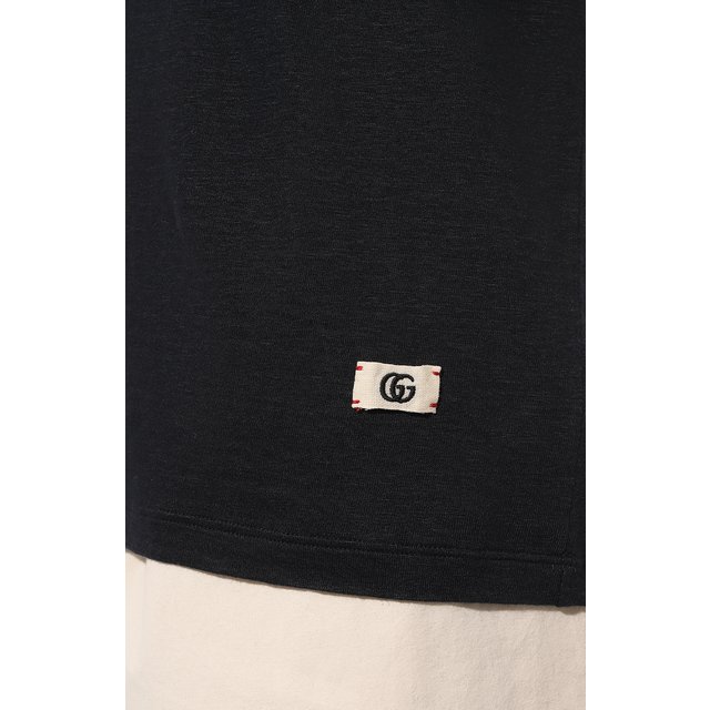 фото Льняная футболка gucci