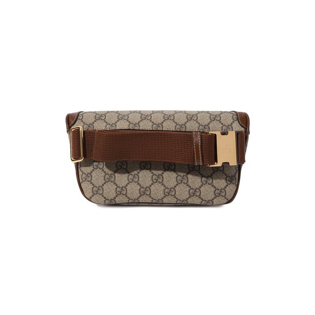 фото Текстильная поясная сумка gucci