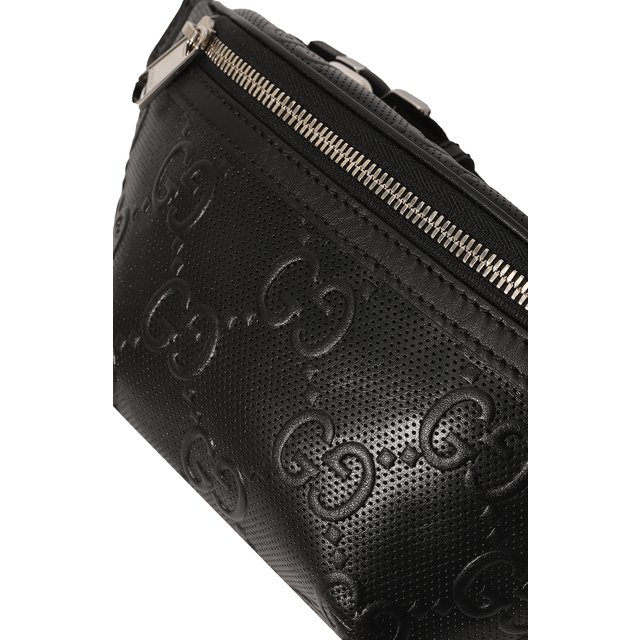 фото Кожаная поясная сумка gucci