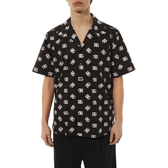 фото Хлопковая рубашка dolce & gabbana