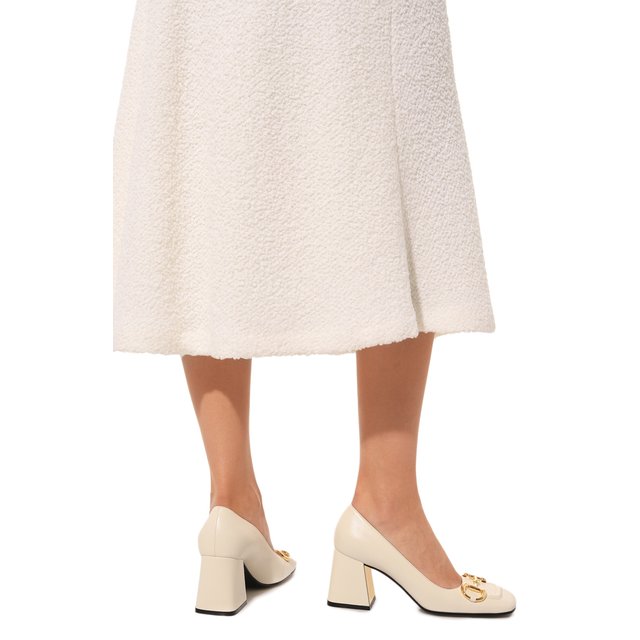 фото Кожаные туфли horsebit gucci