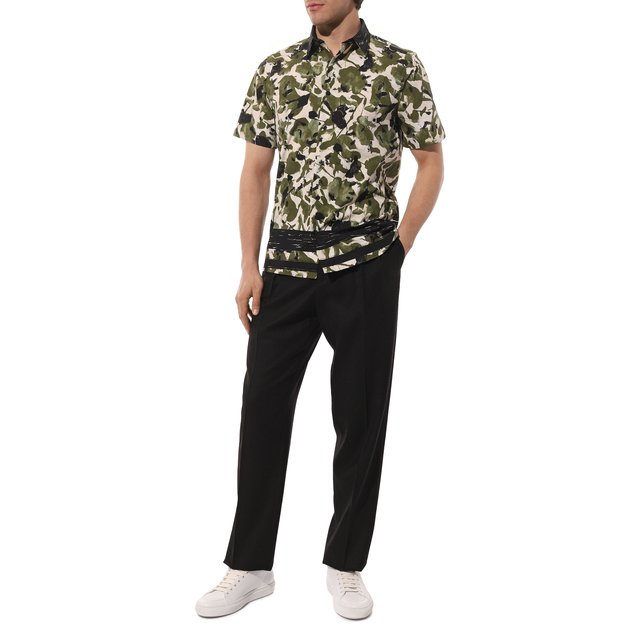 фото Хлопковая рубашка hugo