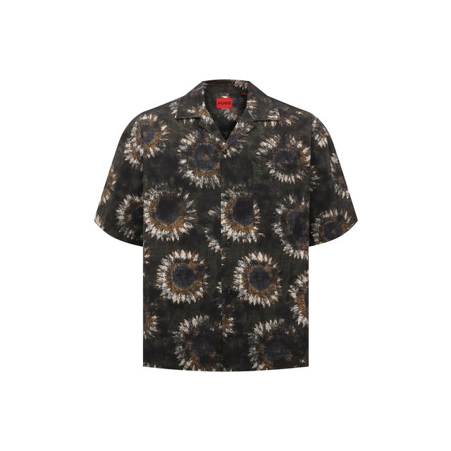 фото Хлопковая рубашка hugo