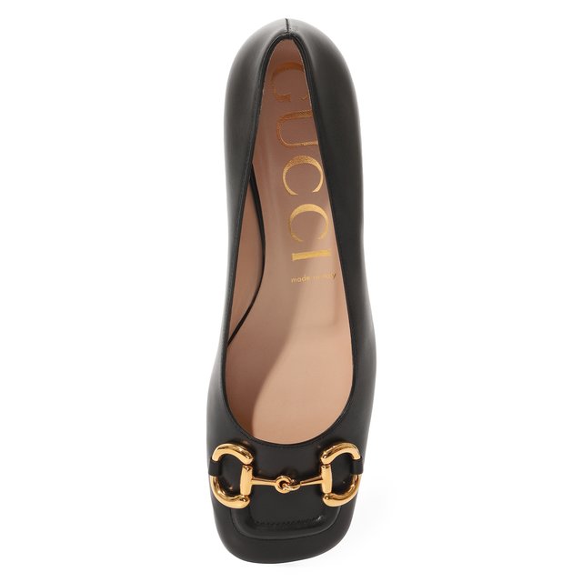 фото Кожаные туфли horsebit gucci