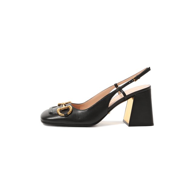 фото Кожаные туфли horsebit gucci