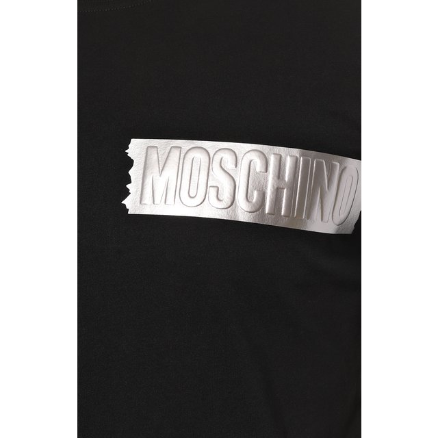 фото Хлопковая футболка moschino