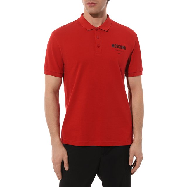фото Хлопковое поло moschino