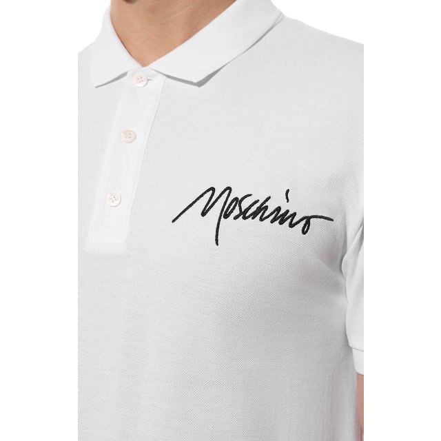 фото Хлопковое поло moschino