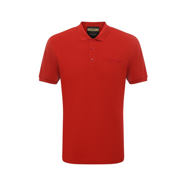 фото Хлопковое поло moschino
