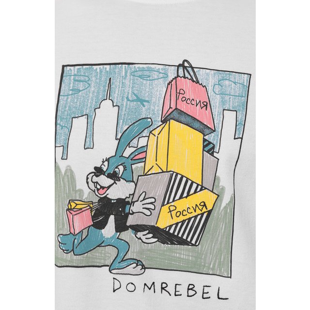 фото Хлопковая футболка domrebel