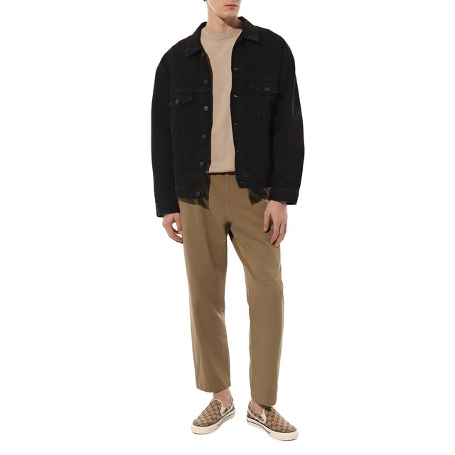 фото Текстильные слипоны tennis 1977 gucci