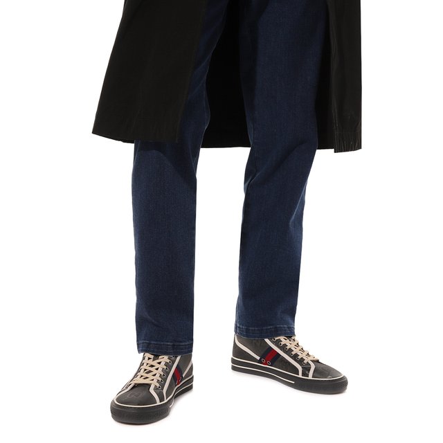 фото Текстильные кеды gucci tennis 1977 gucci