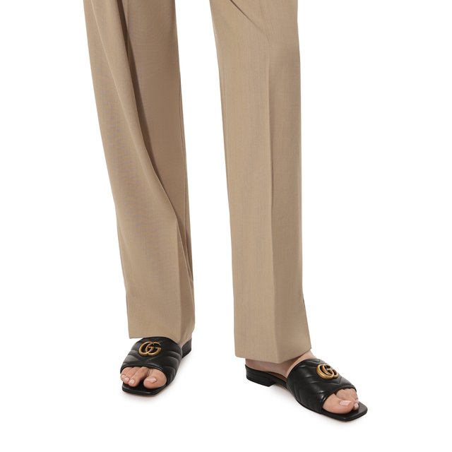 фото Кожаные шлепанцы gucci