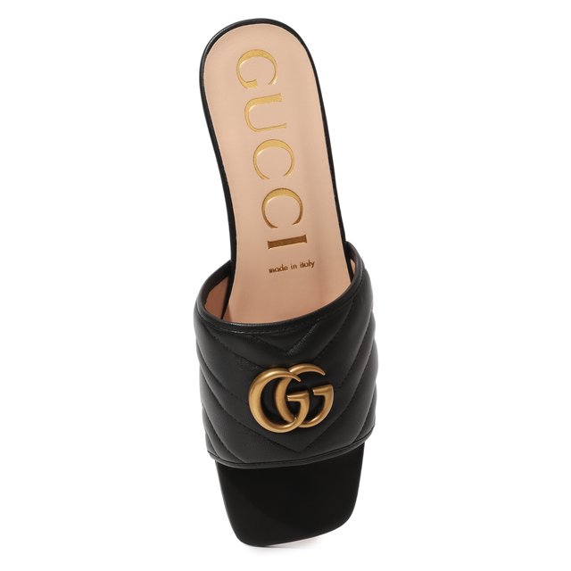 фото Кожаные шлепанцы gucci