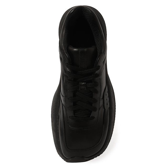 фото Кожаные кроссовки dries van noten