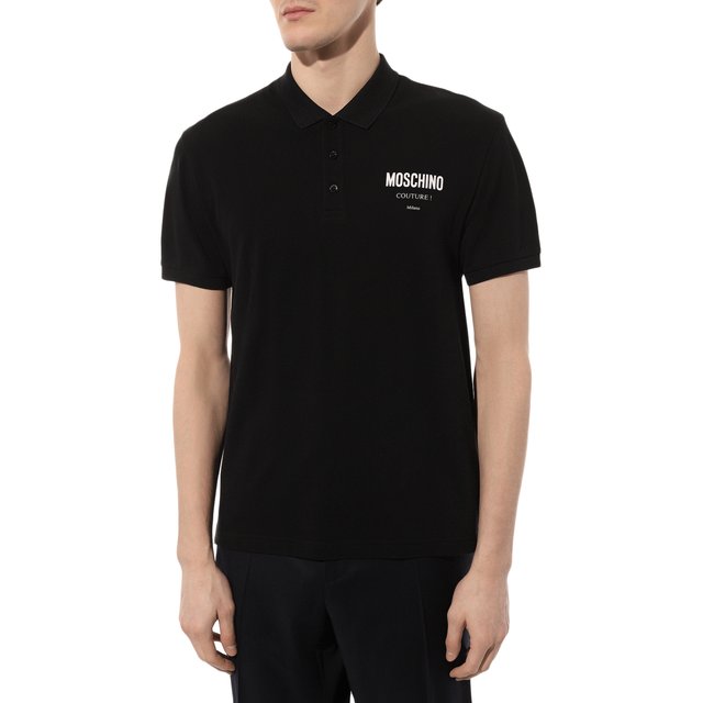 фото Хлопковое поло moschino