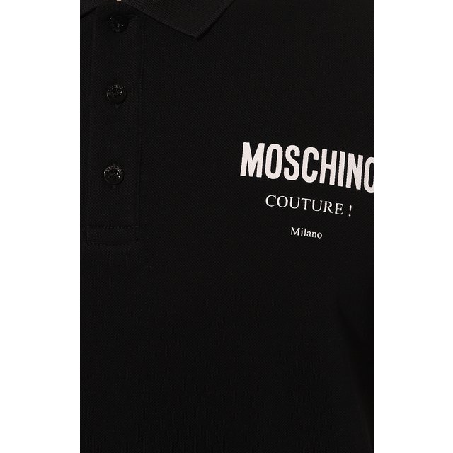 фото Хлопковое поло moschino
