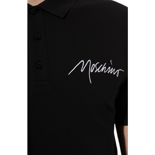 фото Хлопковое поло moschino