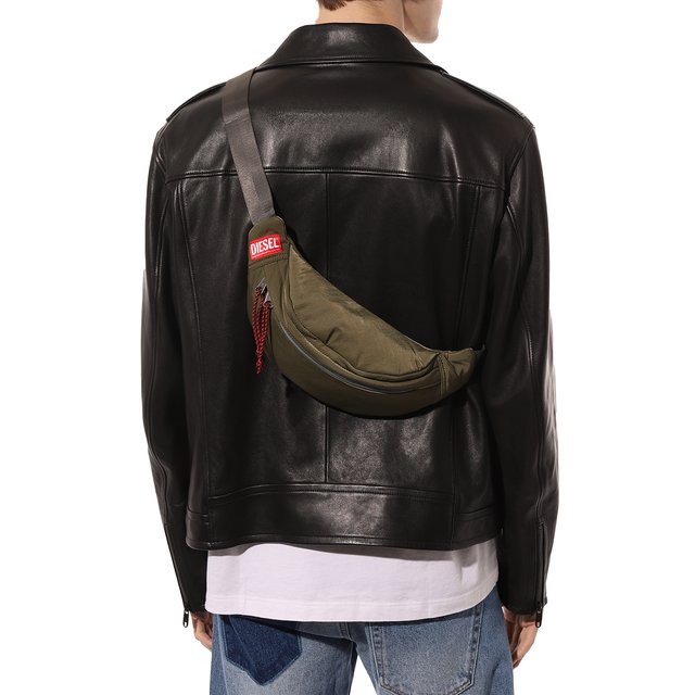 фото Текстильная поясная сумка diesel