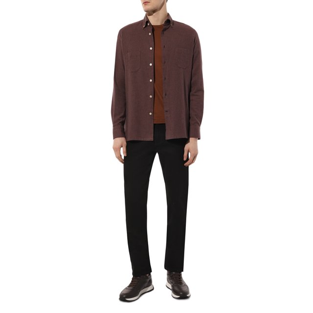 фото Хлопковая рубашка kiton