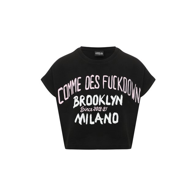 фото Хлопковая футболка comme des fuckdown